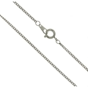 CHAIN NECKLACE CURB SILVER 1.6 MM X 16 IN (DOZ)