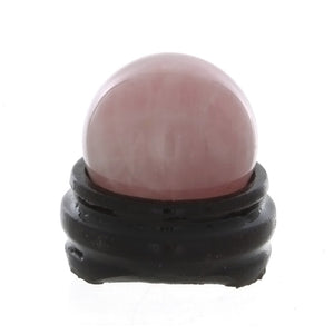 SPHERE GLASS DALE STONE PINK 30 MM (W/ STAND)