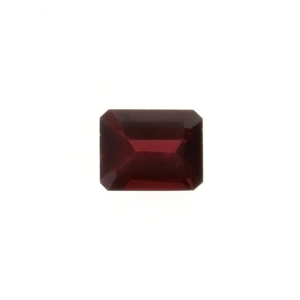 GEMSTONE GARNET RED RECTANGLE FACETED GEMS – Eloxite