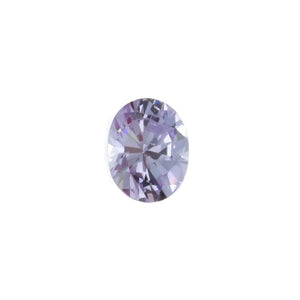 CUBIC ZIRCONIA AMETHYST LAVENDER OVAL FACETED GEMS
