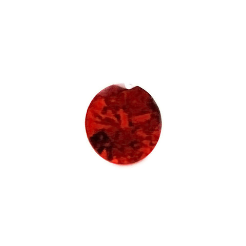 LAB GROWN SIMULATED SPINEL RED ROUND FACETED GEMS
