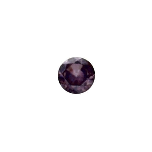 LAB GROWN SIMULATED AMETHYST LAVENDER ROUND FACETED GEMS