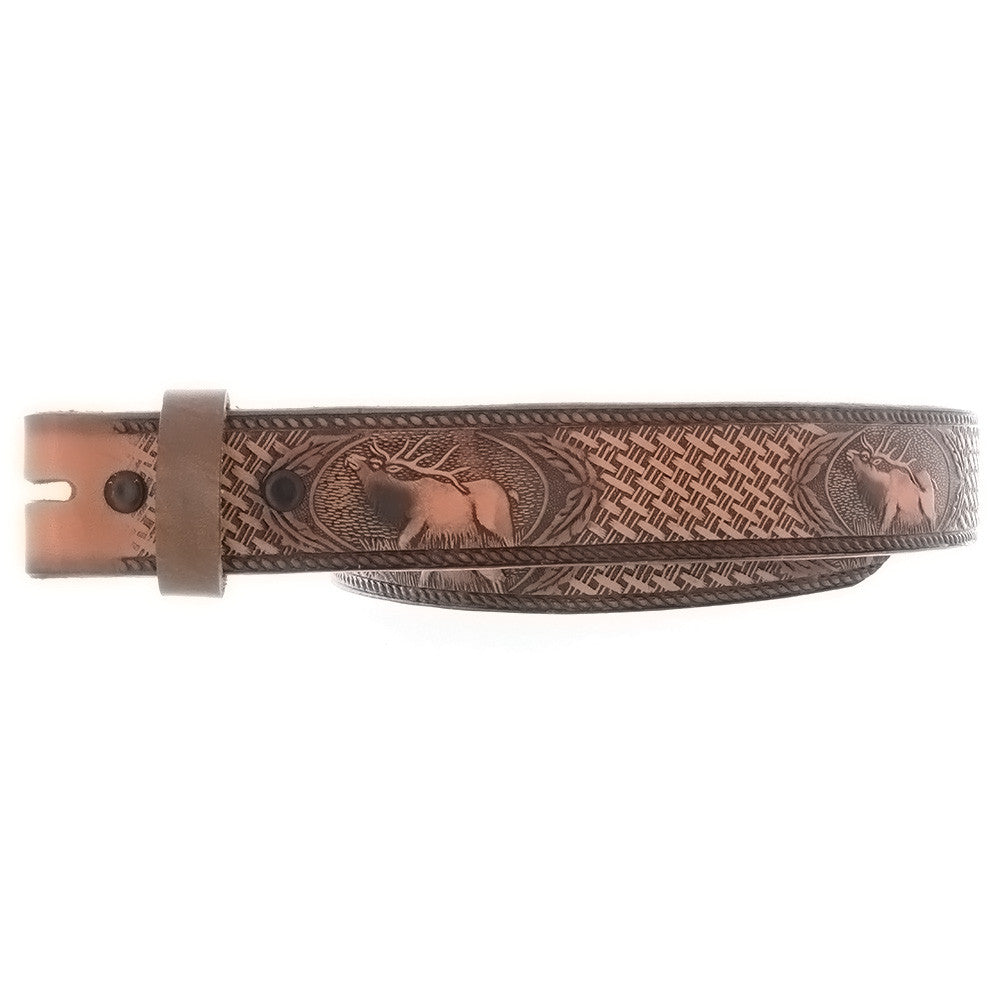 Elk hide belt Raleigh Elk Belt - Leather - Belts main image 2