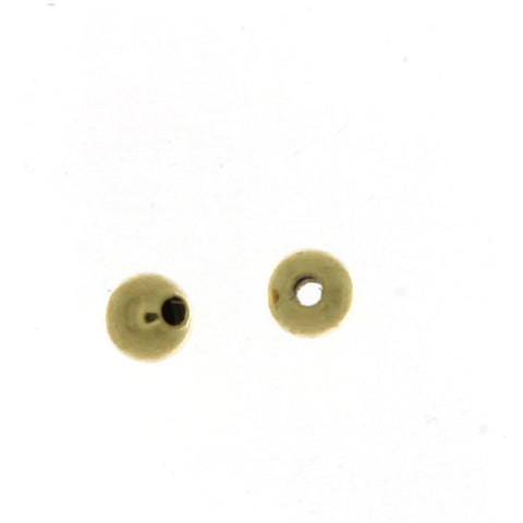 SPACER BEAD ROUND  4 MM FINDING (1 DOZ)