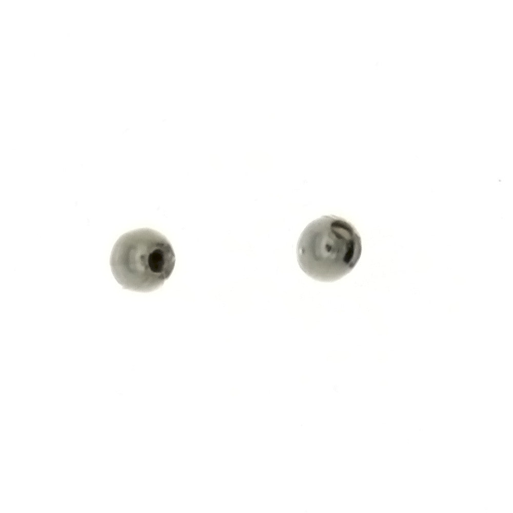 SPACER BEAD ROUND 3 MM SS FINDING (1 DOZ)