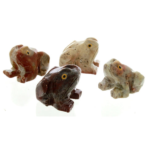 ANIMAL TOAD SOAPSTONE CARVING (3)