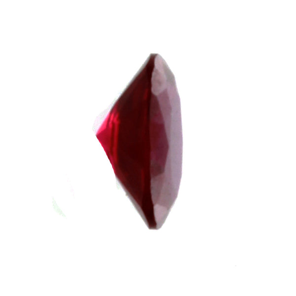 LAB GROWN SIMULATED RUBY OVAL FACETED GEMS