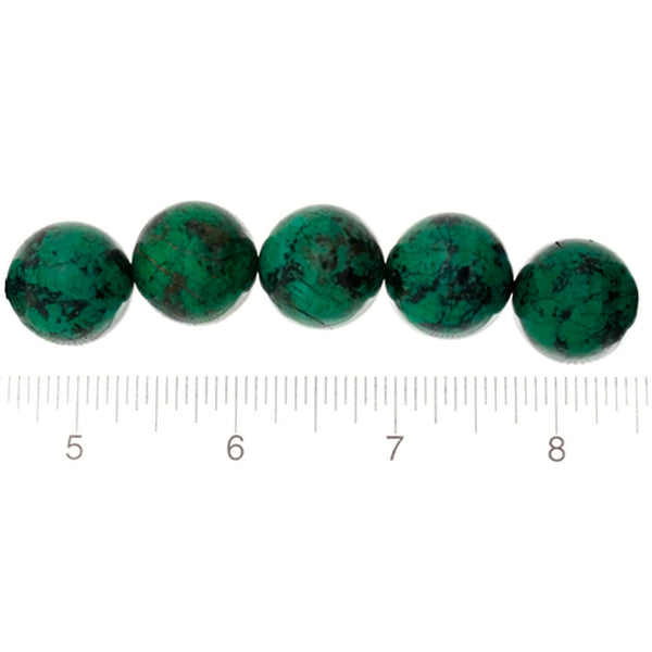 TURQUOISE AFRICAN ROUND 20 MM STRAND