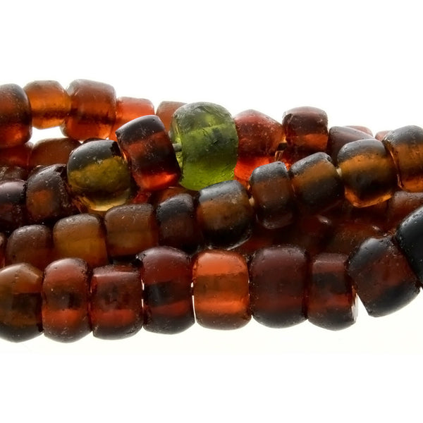 BALI RECYCLED RONDELLE 6 X 8 MM STRAND