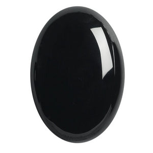 GEMSTONE ONYX BLACK CABOCHONS