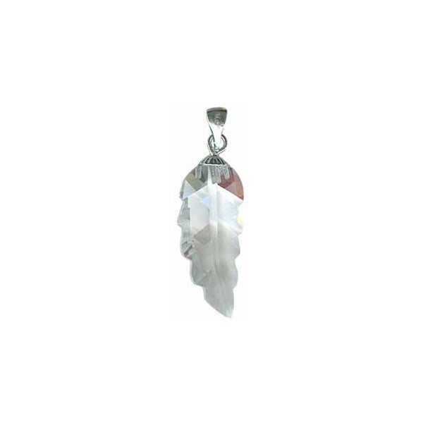 FAC CZ PENDANT LEAF CLEAR