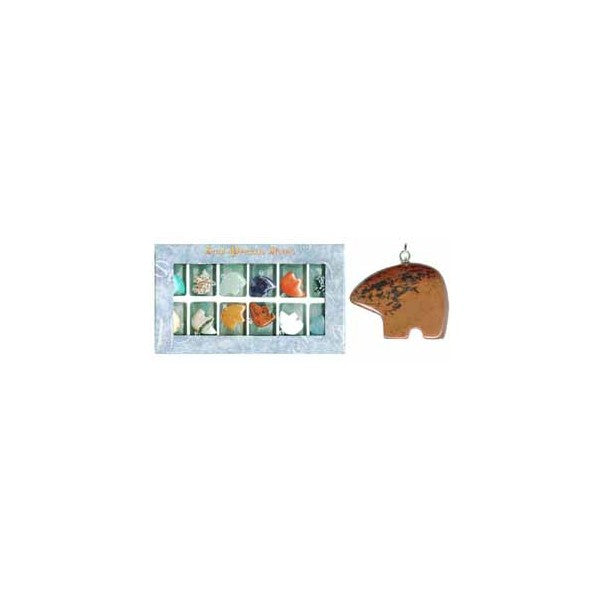 ZUNI BEAR GEMSTONE PENDANT