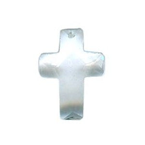 CZ Cross Clear 13 X 18 mm Pendant