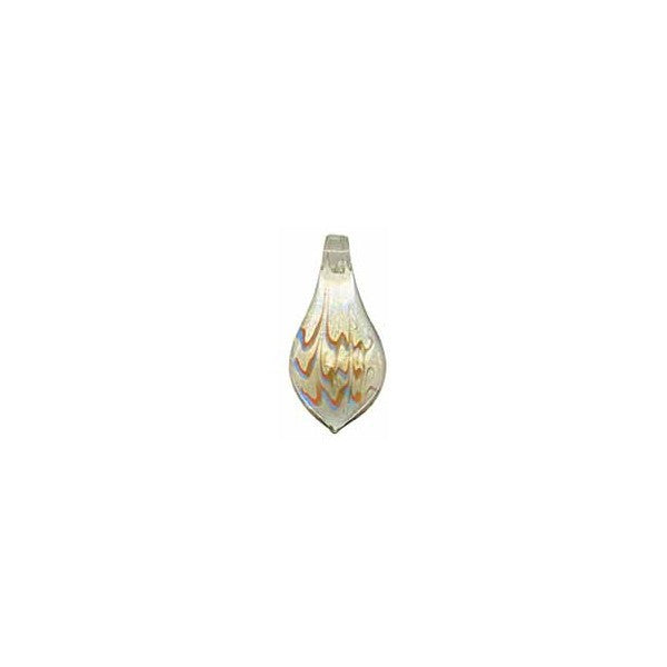 PENDANT LG SCOOP GLASS FOIL