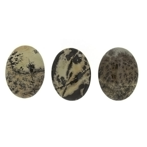 GEMSTONE JASPER PAINTBRUSH CABOCHONS