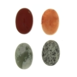 GEMSTONE VARIOUS OVAL CABOCHONS (12)