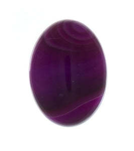 GEMSTONE AGATE PURPLE CABOCHON 13 X 18 MM