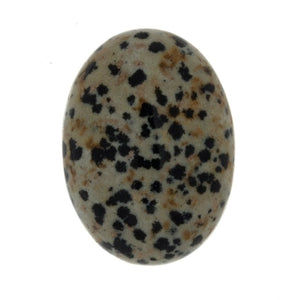 GEMSTONE JASPER DALMATIAN CABOCHON 22 X 30 MM