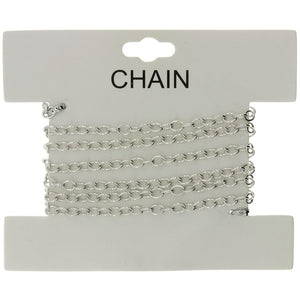 CHAIN NO-CLASP CABLE SILVER 4 MM X 1 YD