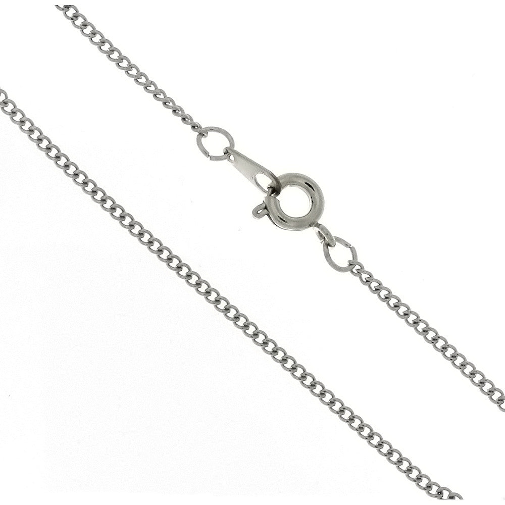 CHAIN NECKLACE CURB STAINLESS STEEL 1.6 MM X 18 IN (DOZ)