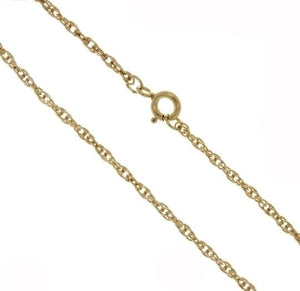 Chain Necklace Rope Gold Filled 2 mm X 18 in