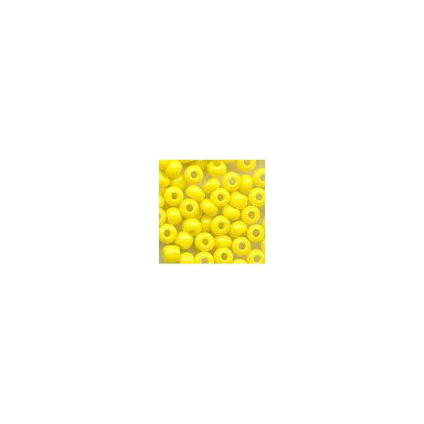 BEADS YELLOW GLASS SEED