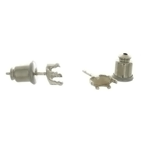 Sterling Silver Post Earrings Snap Set 6 Prong Setting Holds 6x3 mm Marquise