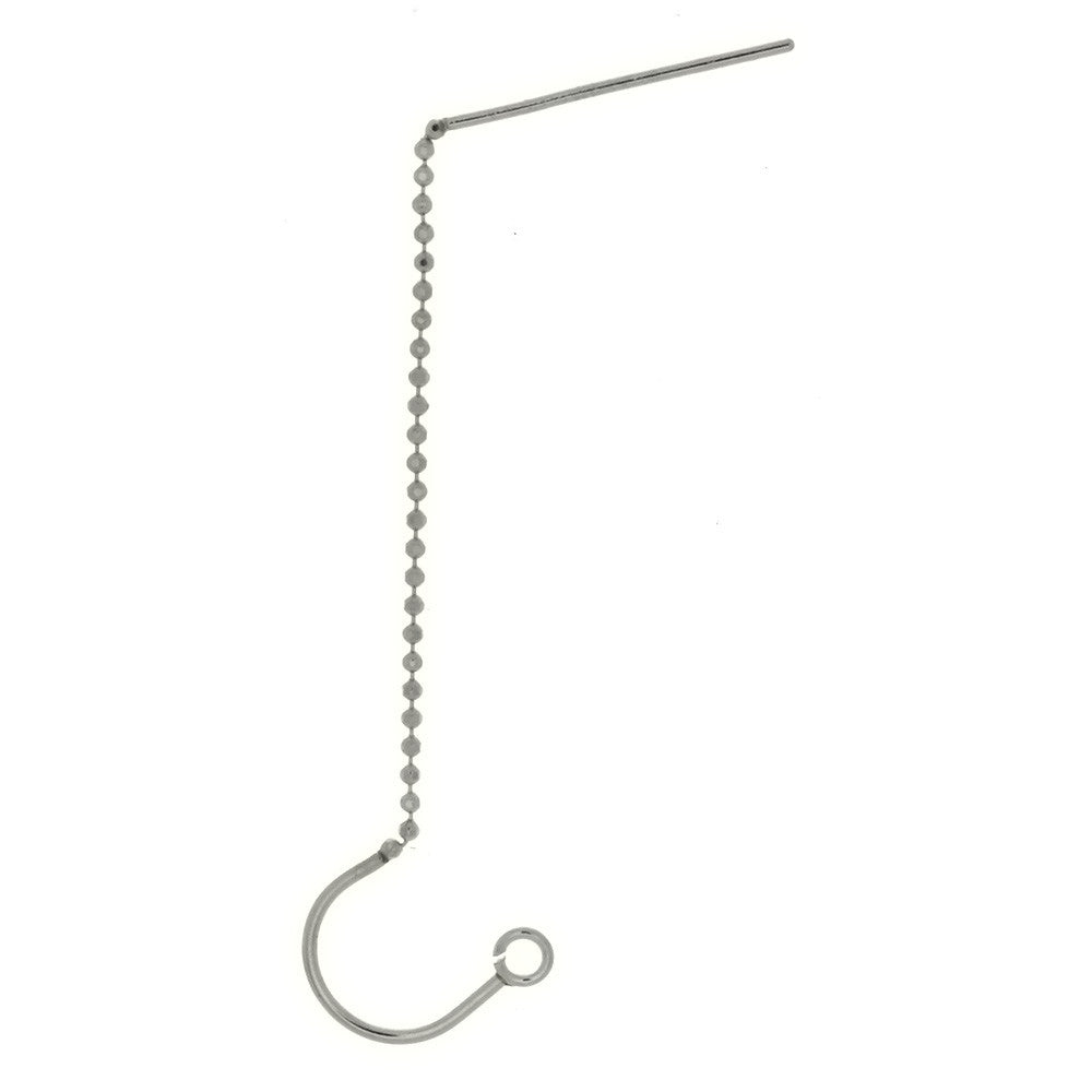 X DANGLE CHAIN EARRINGS