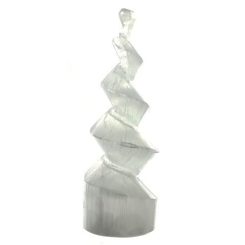 SPECIMEN NATURAL SELENITE TOWER