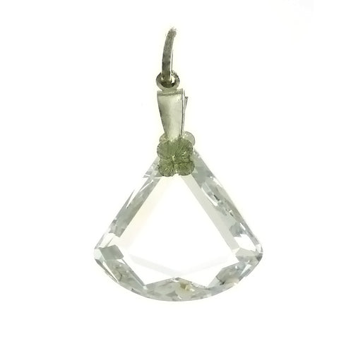 CZ Fan Clear 18 mm Pendant