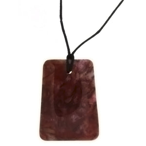 CORDED GEMSTONE CRAZY LACE AGATE LADDER NECKLACE