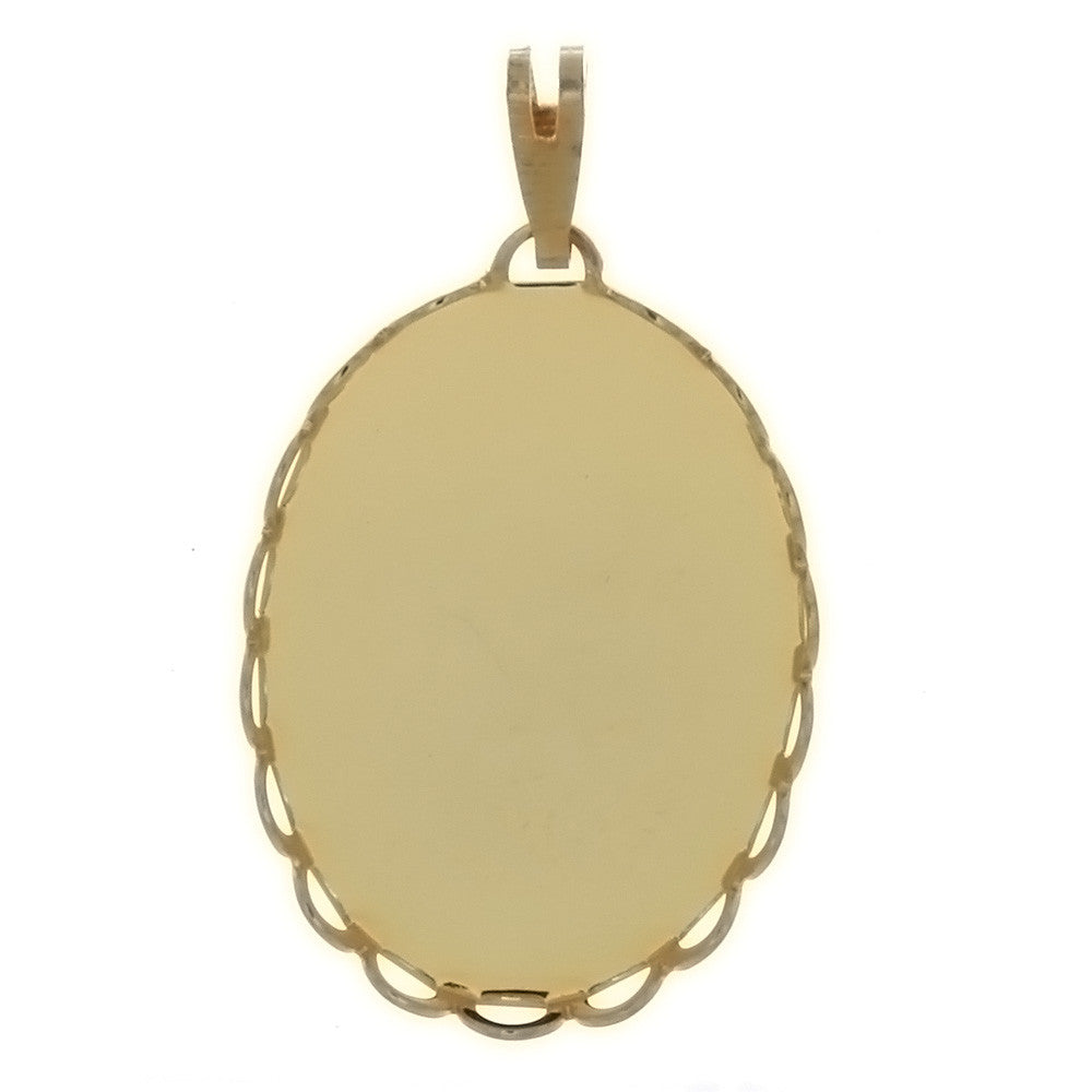 Cabochon Setting Pendant Holds 18x25 mm Oval Cabochon