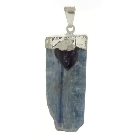 GEMSTONE KYANITE BLADE 15 X 20 MM PENDANT