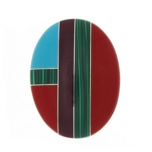 MOSAIC NUMBER 4 CABOCHONS