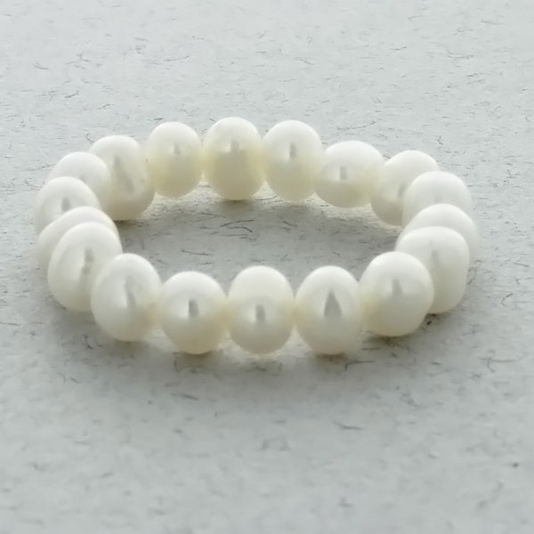 ADJUSTABLE STRETCH FRESHWATER PEARL POTATO RING
