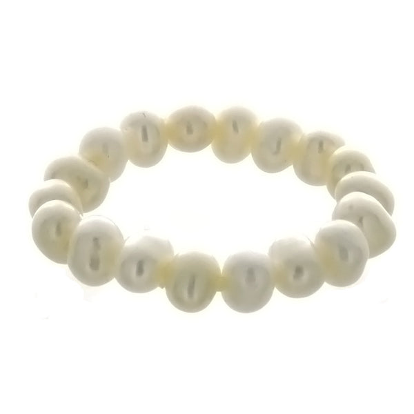 ADJUSTABLE STRETCH FRESHWATER PEARL POTATO RING
