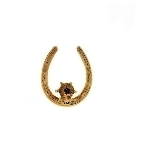 TIE TACK HORSESHOE 7 MM FINDING