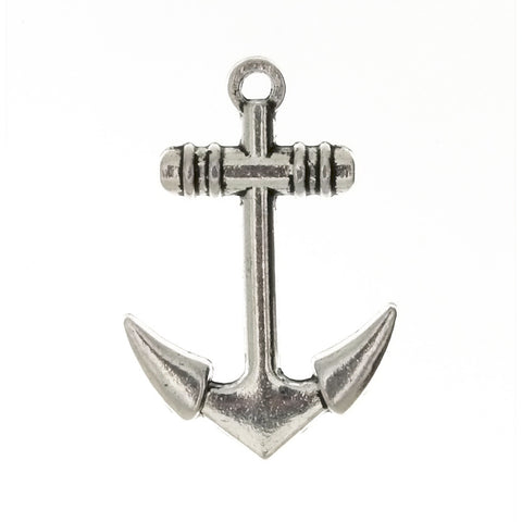 NOVELTY ANCHOR 20 X 28 MM PEWTER CHARM