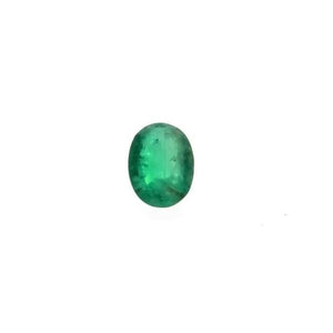 LAB GROWN SIMULATED EMERALD OVAL FACETED GEMS