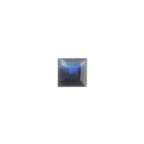 GEMSTONE SAPPHIRE BLUE SQUARE FACETED GEMS