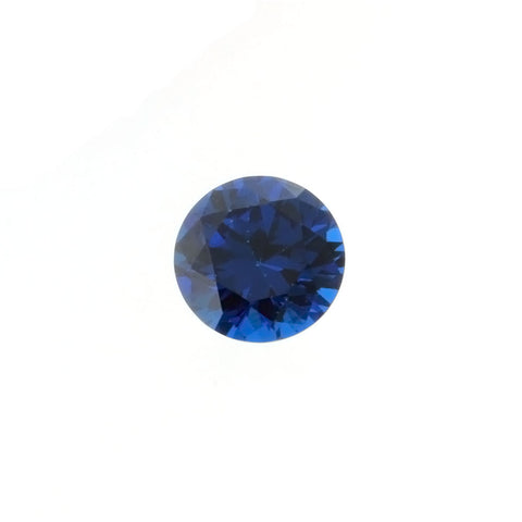 CUBIC ZIRCONIA SPINEL BLUE ROUND GIANT FACETED GEMS