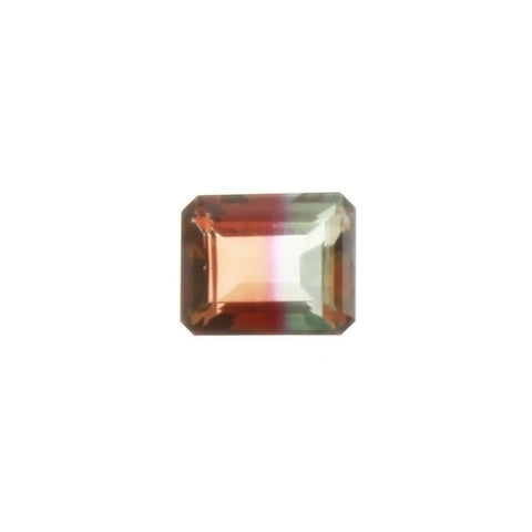 GEMSTONE TOPAZ BICOLOR RECTANGLE FACETED GEMS