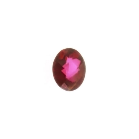 GEMSTONE TOPAZ RED OVAL FACETED GEMS