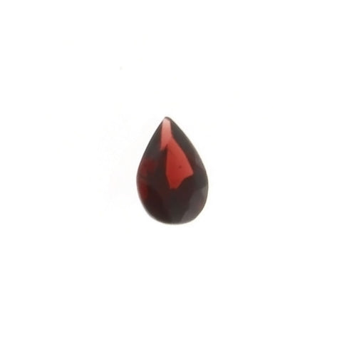 GEMSTONE GARNET RED TEARDROP FACETED GEMS
