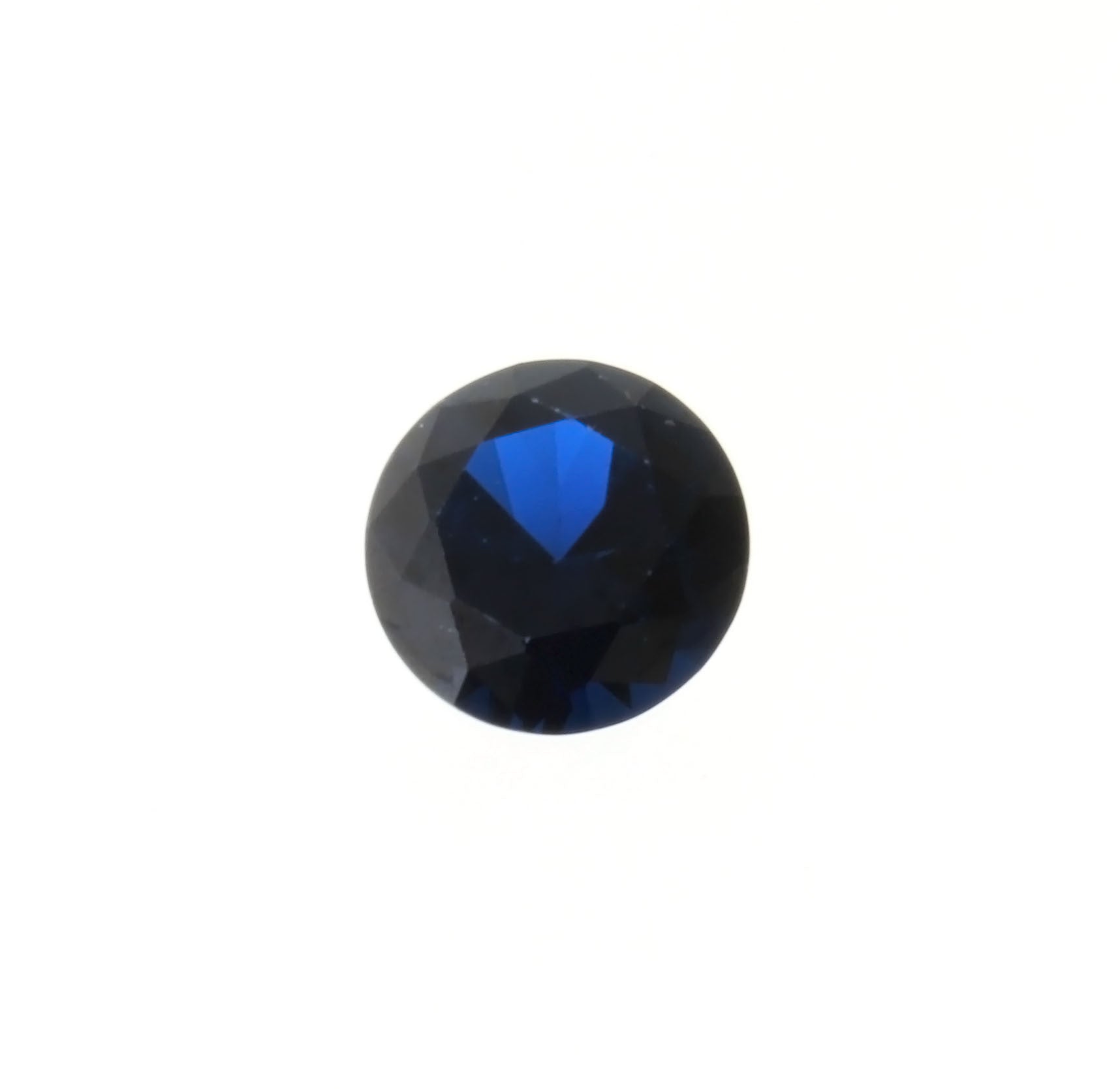 LAB GROWN SIMULATED SPINEL BLUE ROUND GIANT FACETED GEMS