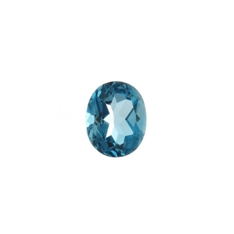 GEMSTONE TOPAZ BLUE LONDON OVAL FACETED GEMS