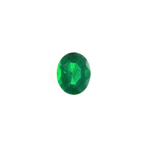 CUBIC ZIRCONIA EMERALD OVAL FACETED GEMS