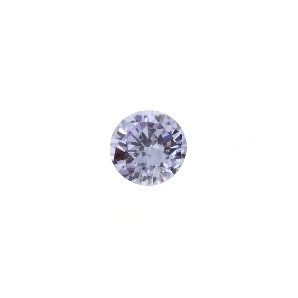 CUBIC ZIRCONIA AMETHYST LAVENDER ROUND FACETED GEMS