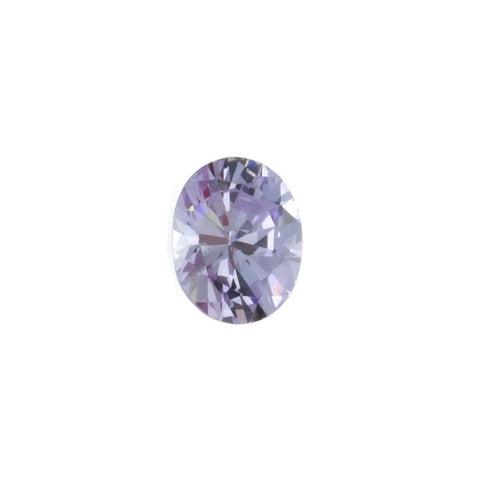 CUBIC ZIRCONIA AMETHYST LAVENDER OVAL FACETED GEMS