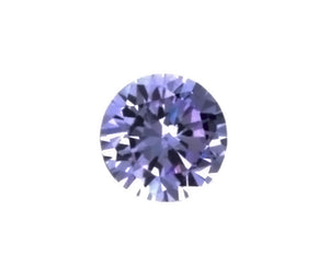 CUBIC ZIRCONIA AMETHYST LAVENDER ROUND FACETED GEMS